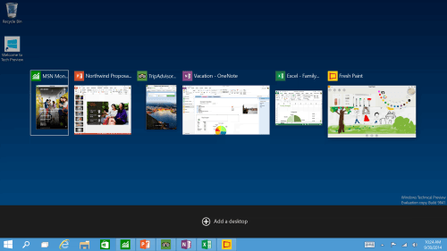 Multitasking Windows 10