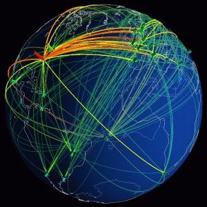 Google Earth Global Traffic