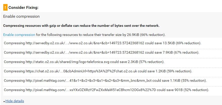 Enable Gzip Compression